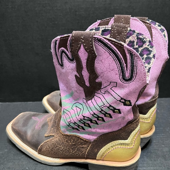 Womens Ariat Boots ropers square toe size 8.5 - Picture 4 of 7